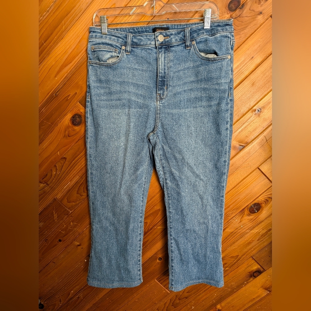 Quince Light Blue Capri Jeans Size 31